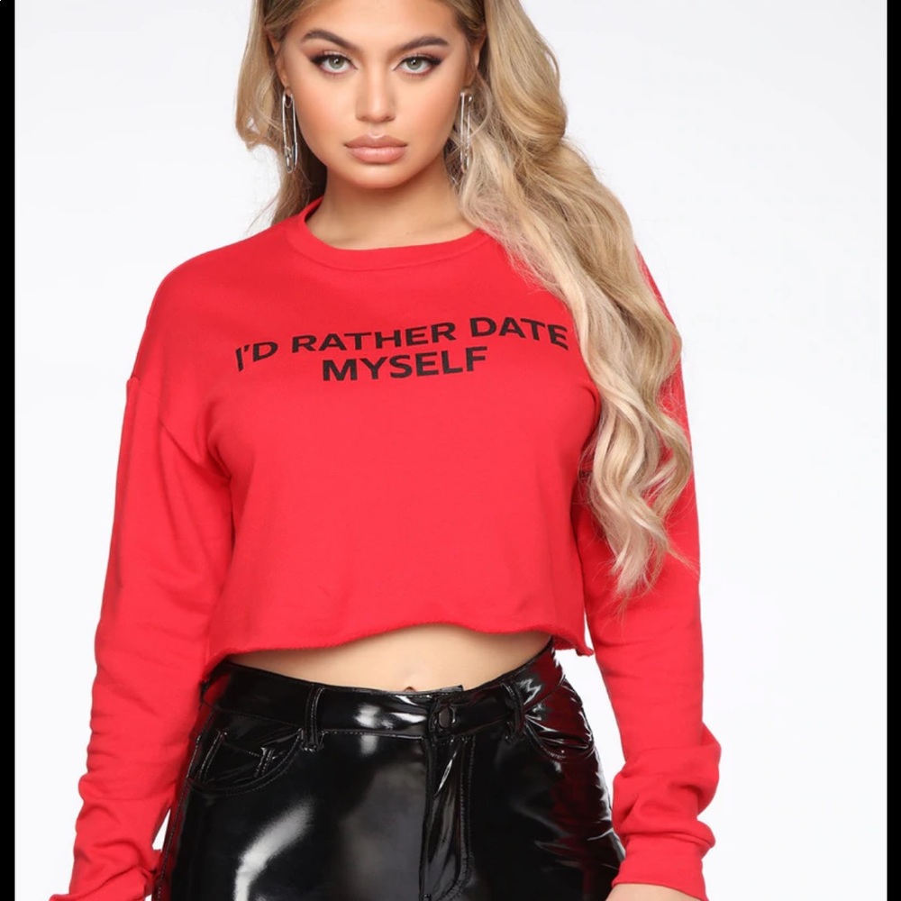 Fashion Nova Cropped Sweater